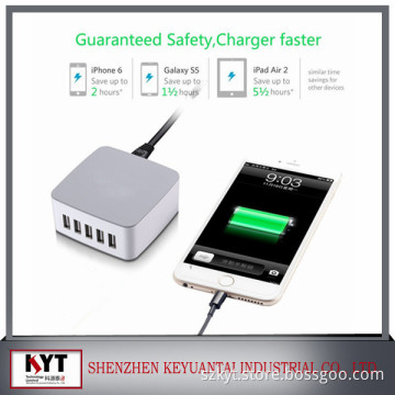 5 Port USB super wall charger adapter ,fast charging usb charger,lower price usb charger for ipone ipad &tablets